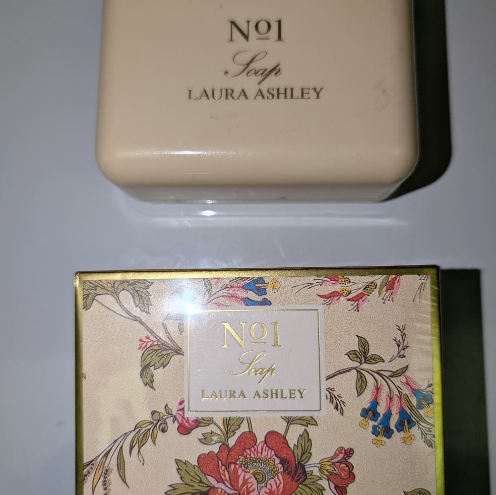 Laura Ashley No. 1 soap with case